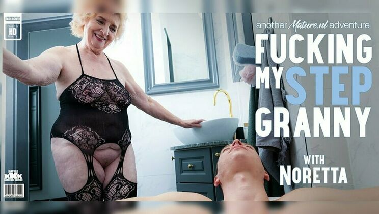 [Mature.nl] - Granny Noretta's Short Hair and Big Tits Pleasure Stepson - Nikki Nuttz - Noretta