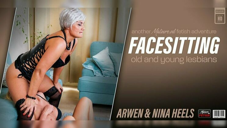 [Mature.nl] - Young and Old Lesbian Lovers Arwen and Nina Heels in Fetish Fantasy - Arwen - Nina Heels