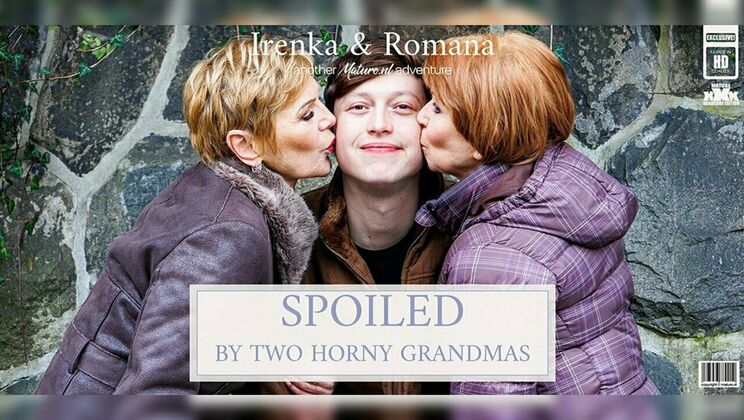 [Mature.nl] - Two Grannies Seduce and Fuck a Young Stud in Threesome