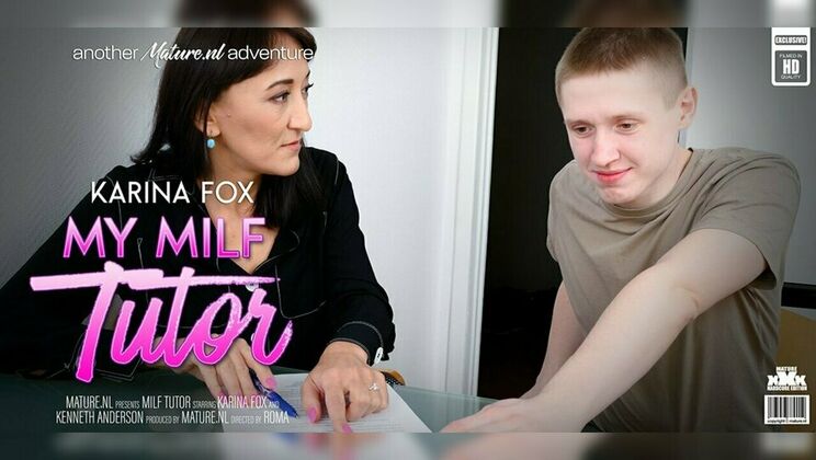 [Mature.nl] - Fucking and Fingering: Karina Fox and Her Student's Wild Time - Kenneth Anderson - Karina Fox