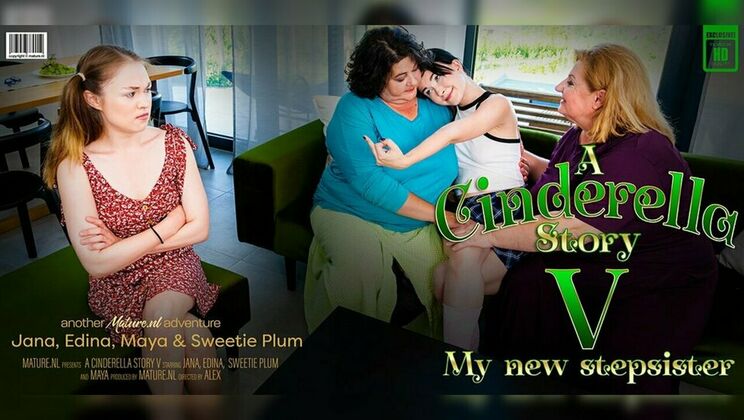 [Mature.nl] - Maya Unhappy with BBW Stepmoms and New Stepdaughter