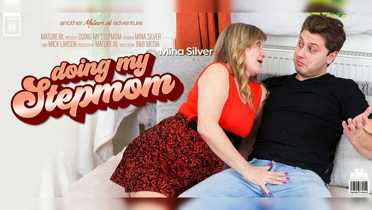 [Mature.nl] - Big butt Czech granny gets blown by young stud - Mick Larsen - Mina Silver