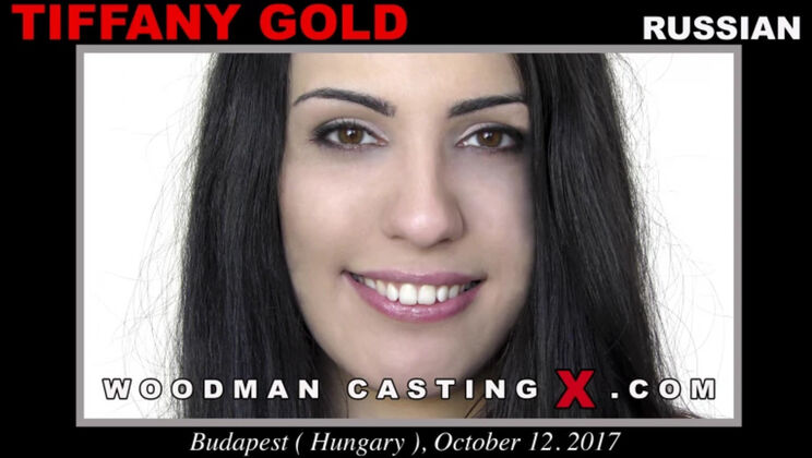 [WoodmanCasting] - Tiffany Gold's Small Tits and Shaved Pussy
