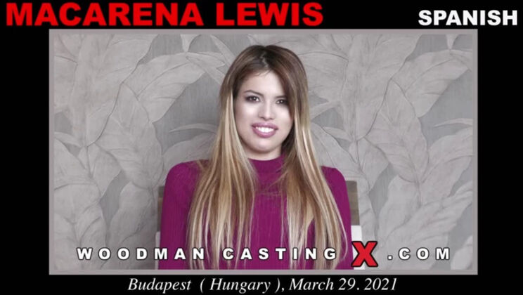 [WoodmanCasting] - Latina Teen Macarena Lewis Small Tits Casting - Macarena Lewis