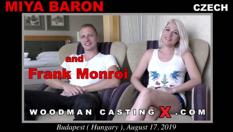 [WoodmanCasting] - Miya Baron Spanks Her Ass - Miya Baron