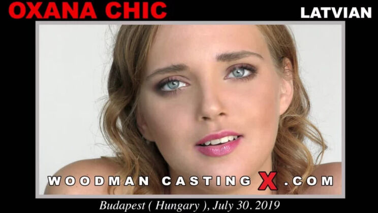 [WoodmanCasting] - Blonde Bombshell Oxana Chic's Deepthroat Adventure - Oxana Chic