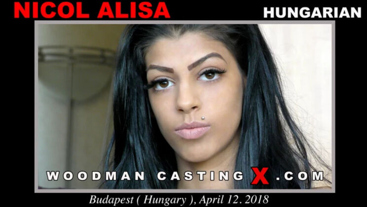[WoodmanCasting] - Young Nicol Alisa's First Casting Blowjob - Nicol Alisa