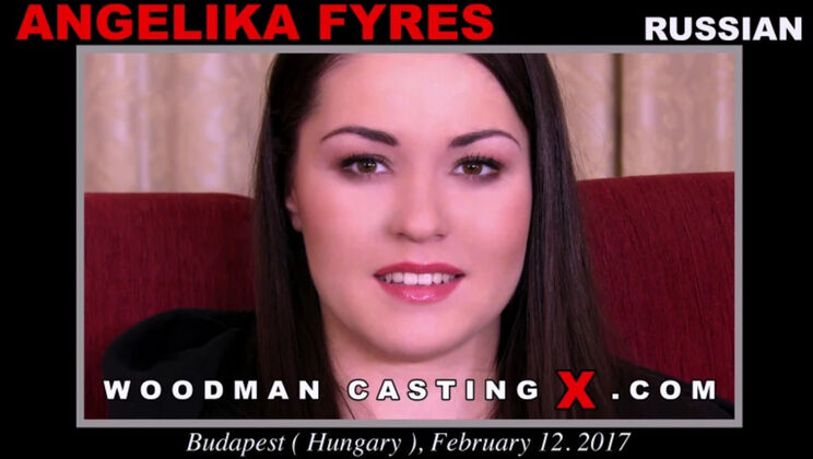[WoodmanCasting] - Angelika Fyres Shaved Pussy and Ass
