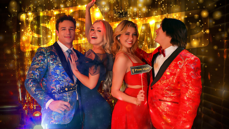 [SisSwap] - Sexy Stepsisters Get Naughty at Home - Jayden Marcos - Khloe Kingsley - Stella Luxx - Axel Haze