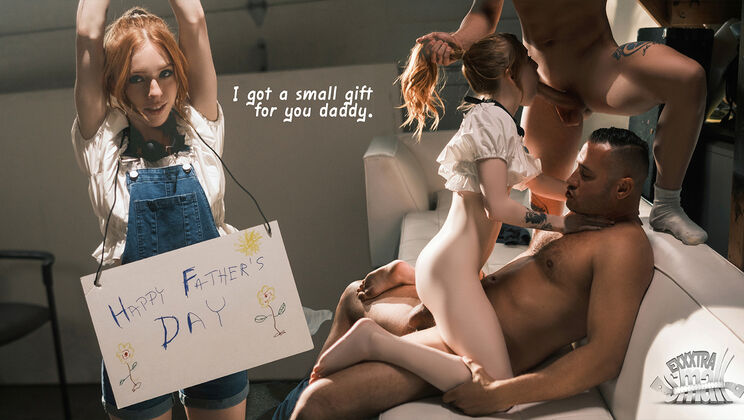 [ExxxtraSmall] - Redhead Stepsister Gives Head