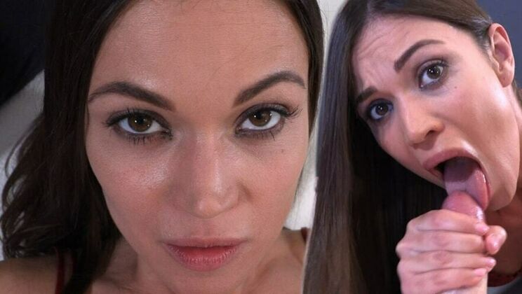 [PornForce] - Beautiful Brunette Alyssa Reece Amateur Creampie - Alyssa Reece