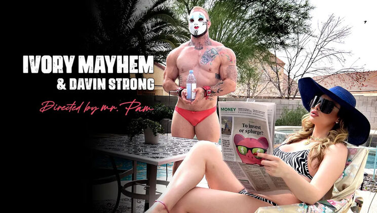 [TSSeduction(Kink)] - Davin Strong Gets Spanked by Ivory Mayhem - Ivory Mayhem - Davin Strong