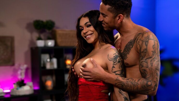 [TransSensual] - Brunette TS Slut Eva Takes It Ass-To-Mouth - Eva Maxim - Axel Greene