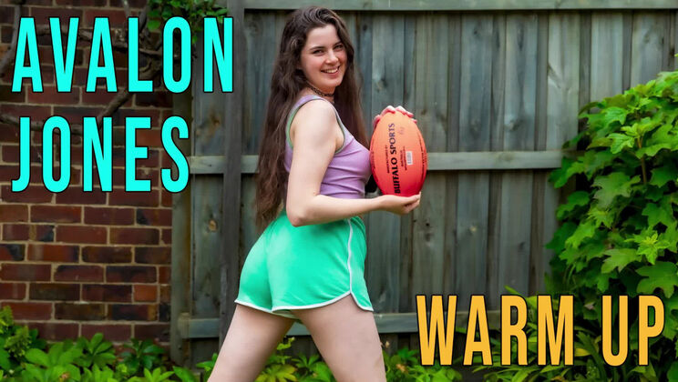[GirlsOutWest] - Avalon Jones Masturbates in Warm Up Session - Avalon Jones