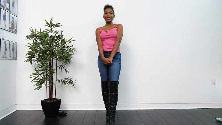 [NetVideoGirls] - Mikka's Reverse Cowgirl Casting - Mikka