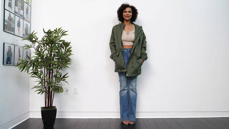 [NetVideoGirls] - Demi Sucks and Swallows in Audition - Demi