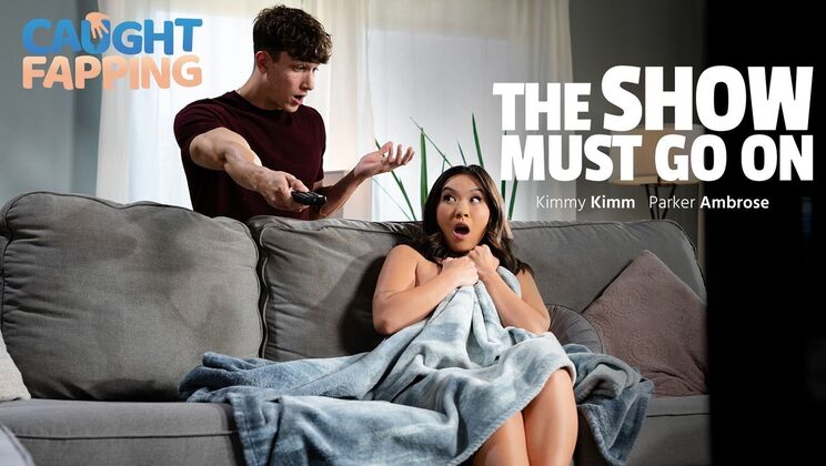 [CaughtFapping] - Small Tits and Big Cock Action for Asian Babe - Kimmy Kimm - Parker Ambrose