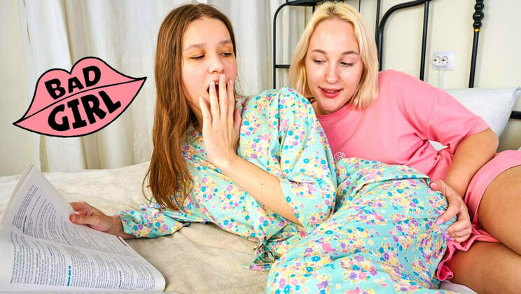 [ClubSweethearts] - European Lesbians Kitty and Avrori Spell Pussy - Kitty Doll88 - Avrora Murai