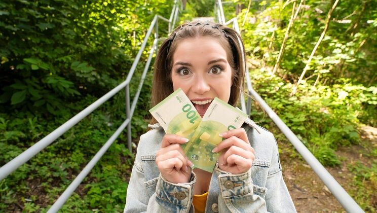 [PublicAgent] - European Amateur Gets Cum on Tits - Martin Gun - Agatha Shay