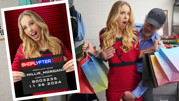 [ShopLyfterMYLF] - Skinny Blonde MILF in Deepthroat - Mike Mancini - Millie Morgan