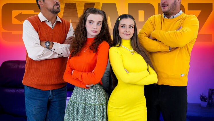 [DaughterSwap] - Extreme Oral with Thongs and Piercings - Juan Largo - Danny Mountain - Serena Hill - Marina Vaylor