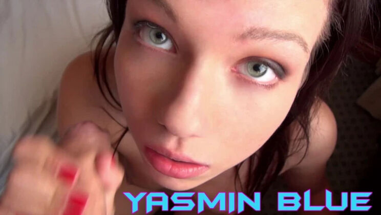 [WakeupnFuck] - Yasmin Blue Brunette Threesome - Anal & Blowjob