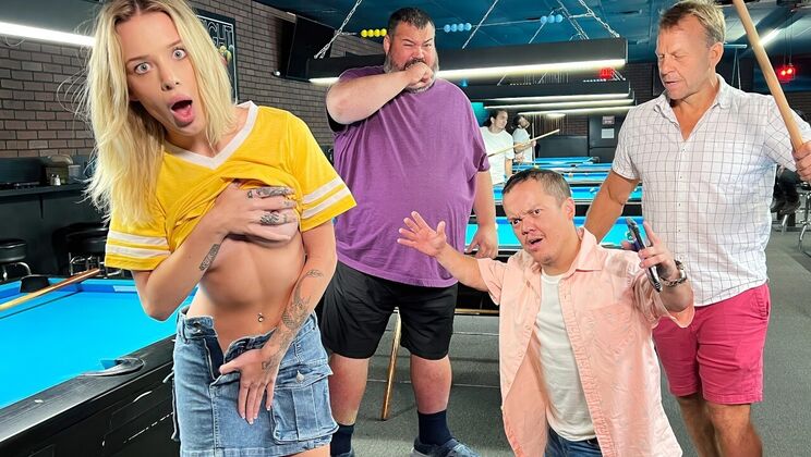 [He'sGotRizz] - Sex at the Pool Hall with Peter and Ashlyn - Peter Green - Ashlyn Angel