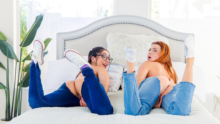 [StepSiblingsCaught] - Redhead Stepsister Rides Stepbro’s Huge Dick - POV Cowgirl - Victor Ray - Madison Wilde - Stella Luxx