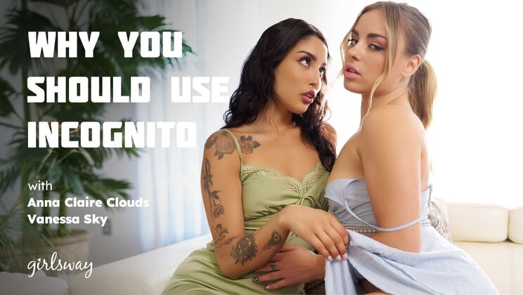[Girlsway] - Tattooed Hotties Vanessa Sky & Anna Claire Clouds in Face Sitting Fun - Vanessa Sky - Anna Claire Clouds