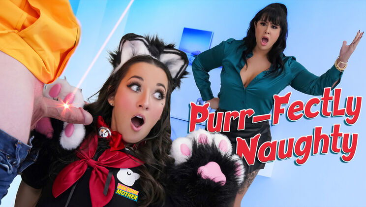 [AskYourMother] - Angry Stepmom Punishes Neko Girl and Horny Stepson - Threesome Taboo - Freya Von Doom - Jimmy Michaels - Misty Meaner