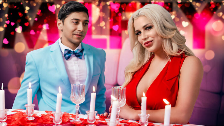 [Milfty] - Max Fills Dick Deep in Blonde PAWG on Valentine’s - Spencer Scott - Max Fills