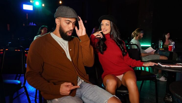 [CrazyCollegeGFs] - Ballerina Evelin Stone Fucked Hard - Poetry Slam Bam Scene - Evelin Stone - James Angel