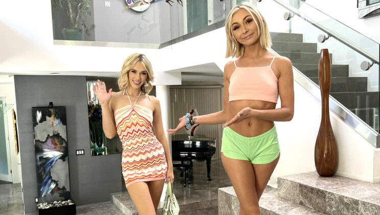 [intimatePOV] - Chloe and Sky's Girlfriend Experience: A Threesome - Chloe Temple - Sky Pierce