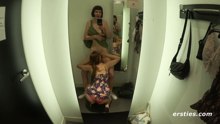 [Ersties] - Exhibitionist Girls: Public Lesbian Action Continued