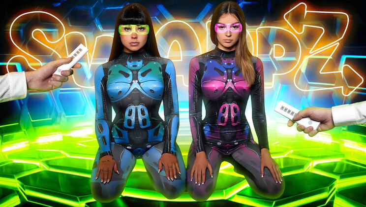 [SisSwap] - Stepbrother Dominates Robo-Stepsis Della Cate - Jayden Marcos - Sage Roux - Beca Barbie - Della Cate