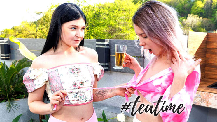 [ClubSweethearts] - Sweet Teen Lesbians Fingering & Licking Shaved Pussies - Alice Paradise - Virgin Butterfly