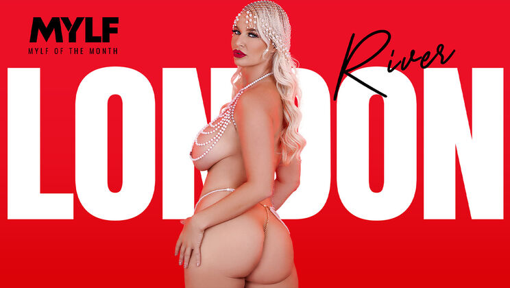 [MylfOfTheMonth] - Blonde Big Tits London River - Thong Peel & Pussy Licking - London River - Jimmy Michaels