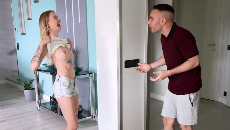[IKnowThatGirl] - Prank Turns Sexy - Raul Pounds Mimi in Doggystyle - Raul Costa - Mimi Cica