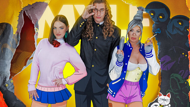 [BadMilfs] - Wild Ghost Fucking with Two Girls and My Haunted Boyfriend! - Lolly Dames - Giovanni - Lucy Lotus