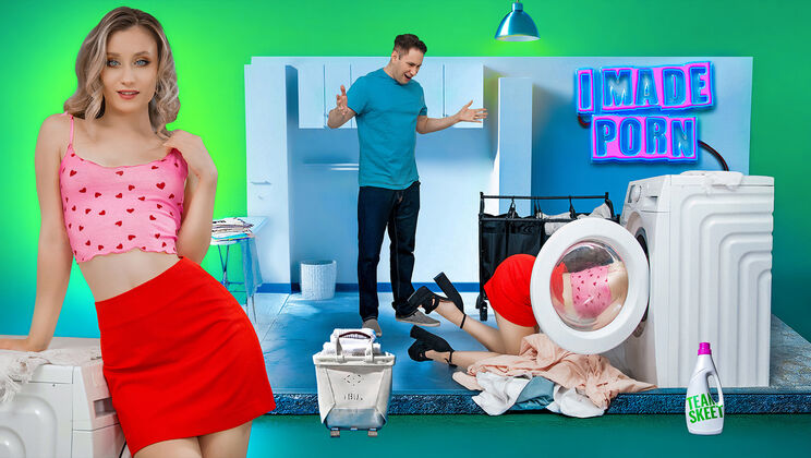 [IMadePorn] - Lily Blossom's First Time - Creampie and Gagging - Brad Knight - Lily Blossom