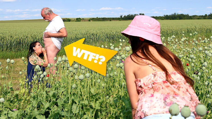 [GrandparentsX] - Hardcore Outdoor Encounter with Old and Young