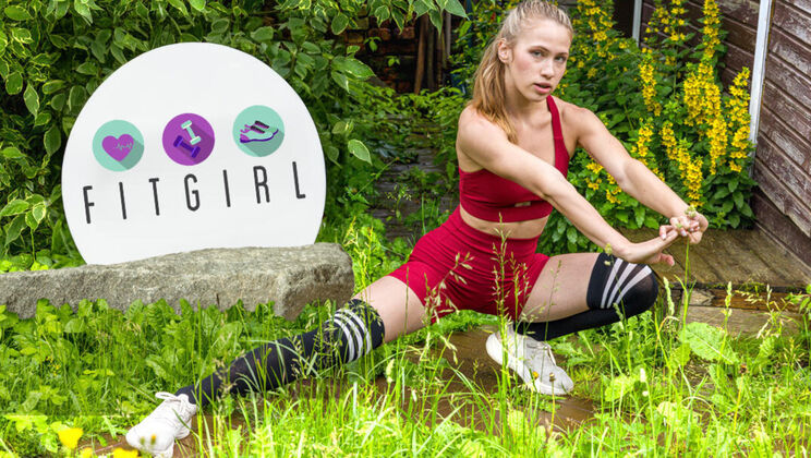 [ClubSweethearts] - Shaved European Nika Murr stretches tight pussy - Nika Murr