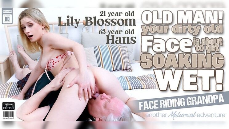 [Mature.nl] - Hungarian Babe Lily Soaks Grandpa in Face Sitting Fetish - Hans - Lily Blossom