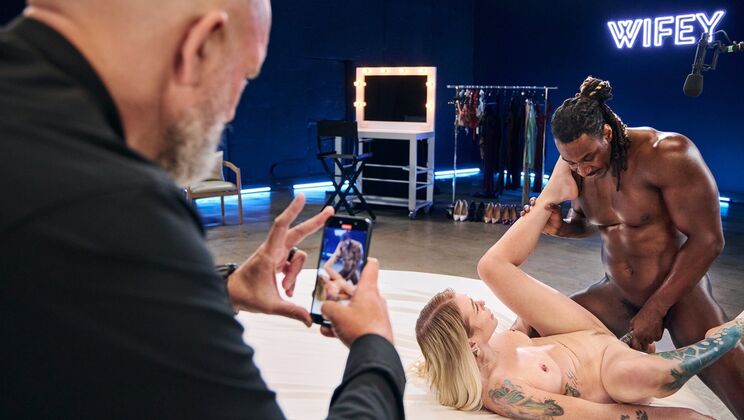 [WIFEY] - Saint LaRose and Ryan - Hotwife’s First BBC in Heels, Hubby Watches Excited - Jax Slayher - Saint LaRose