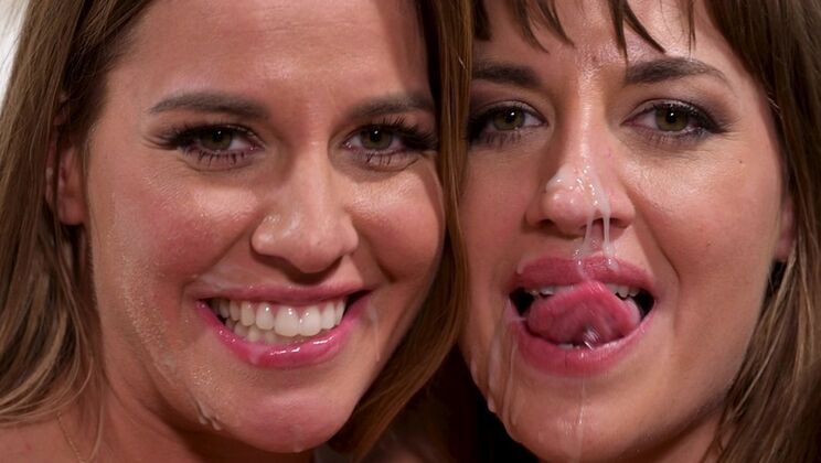 [PornWorld] - DP and Facial Cumshot with Eveline & Silvia Dellai