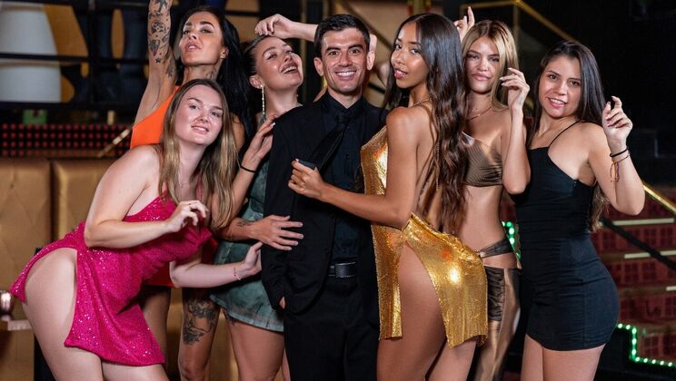 [Brazzers] - Shaved Pussy Bouncing on European Stud