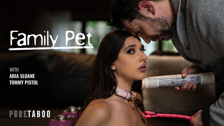 [PureTaboo] - Stepdad Fucks Submissive Teen Hard - Tommy Pistol - Aria Sloane