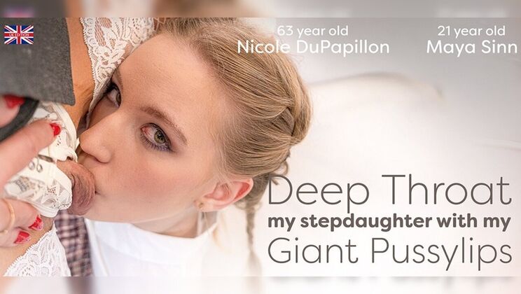 [Mature.nl] - Mature lesbian kissing leads to deepthroat with big wet pussy lips - Nicole DuPapillon (EU) - Maya Sinn