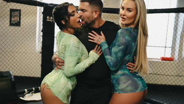 [DigitalPlayground] - Uncaged 3: Natural Tits Titty Fuck & Cumshot on Enhanced Body - Juan Lucho - Yasmina Khan - Ali Rose