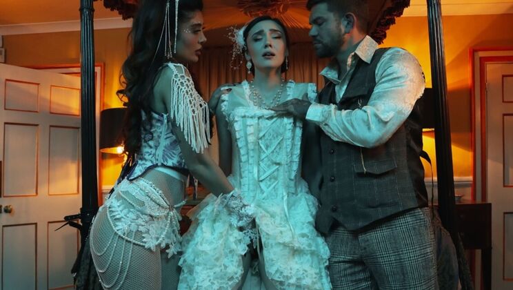 [DigitalPlayground] - Big Tits Threesome with Latina and Brunette - Juan Lucho - Marina Maya - Catherine Knight